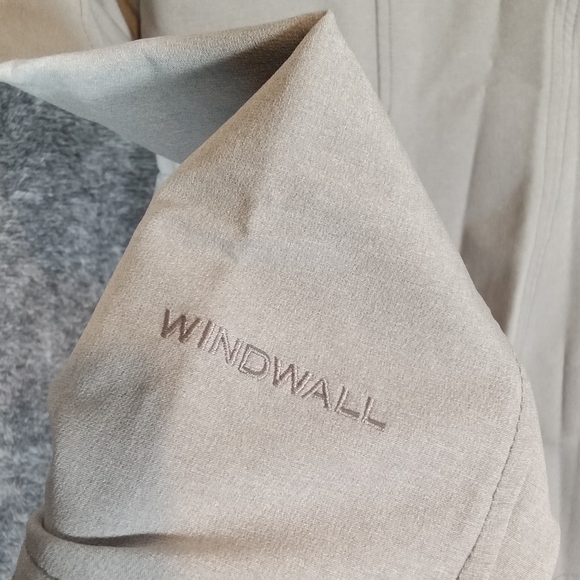 The north face  windwall full zip snap button closure women's jacket small - Picture 4 of 9